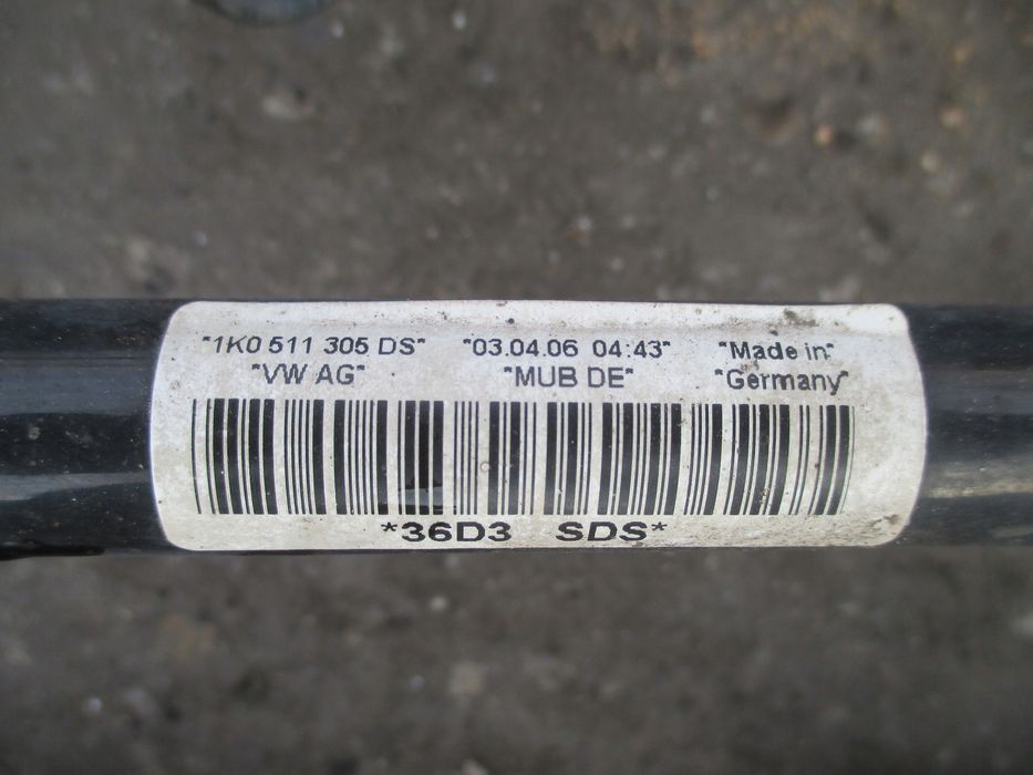 belka zawieszenie tył tylna vw passat b6 kombi