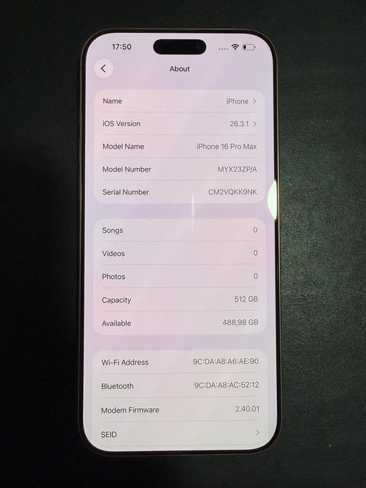iPhone 16 Pro Max