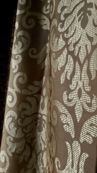 Zasłony eleganckie półpołysk półmat we wzorze