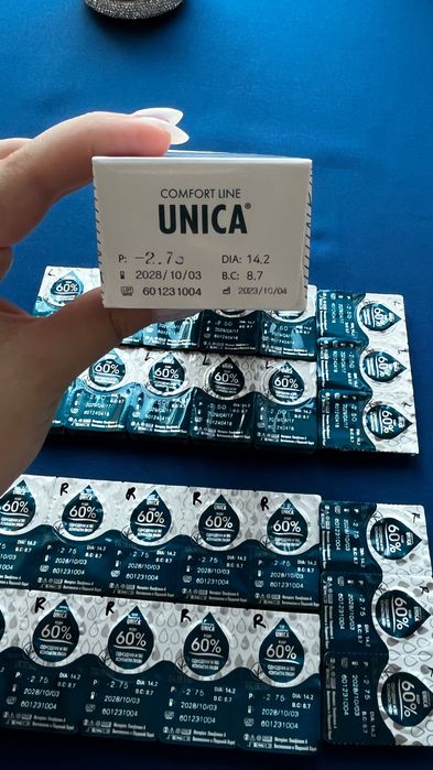 Лінзи-одноденки UNICA (-2.75 та -2.50)