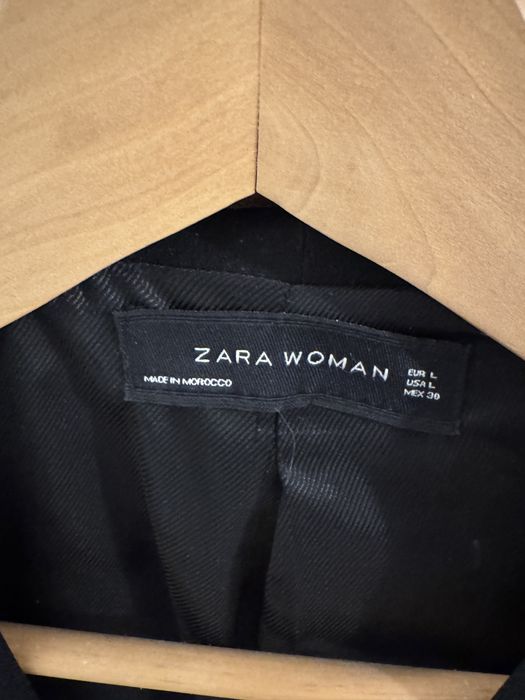 Casaco Curto Preto Zara