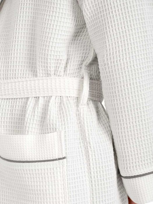 SZLAFROK BAWEŁNIANY ALERON  biały xxl 100% bawełna