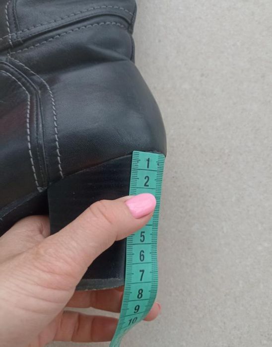 Сапоги  шкіряні жіночі