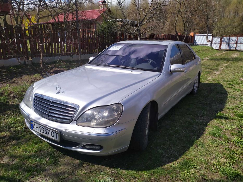 Авто Mersedes s350 w220 Long 3.7 Газ/бензин 2002 г Мерседес S класса Полтава Срочно