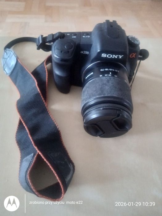 Aparat Sony Alfa 200