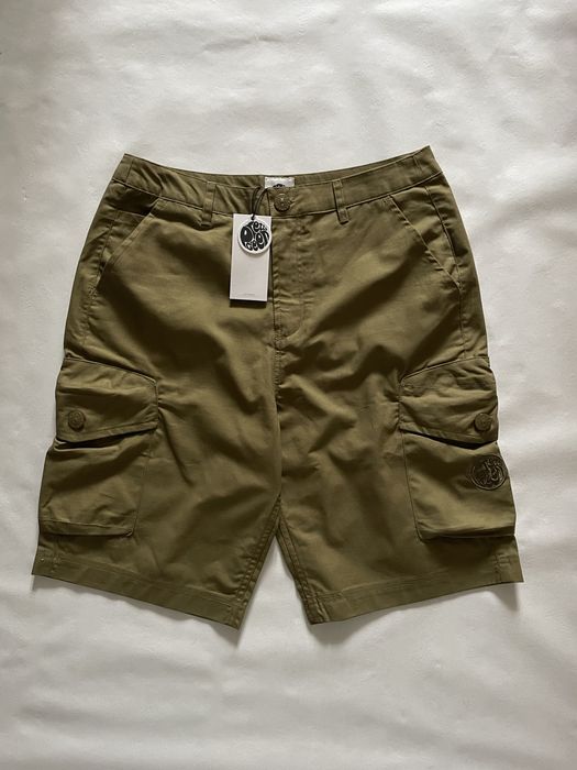 Шорти Pretty Green Cargo Ripstop Shorts Khaki | Оригінал