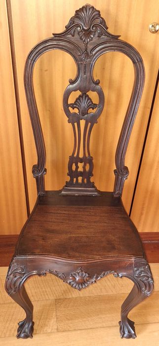 2 cadeiras classicas anos 60 estilo Chippendale