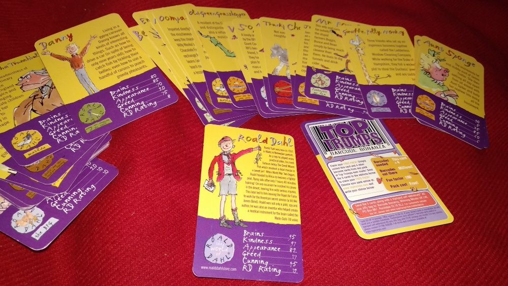 книга как карточки на английском языке юмор Roald Dahl роальд даль