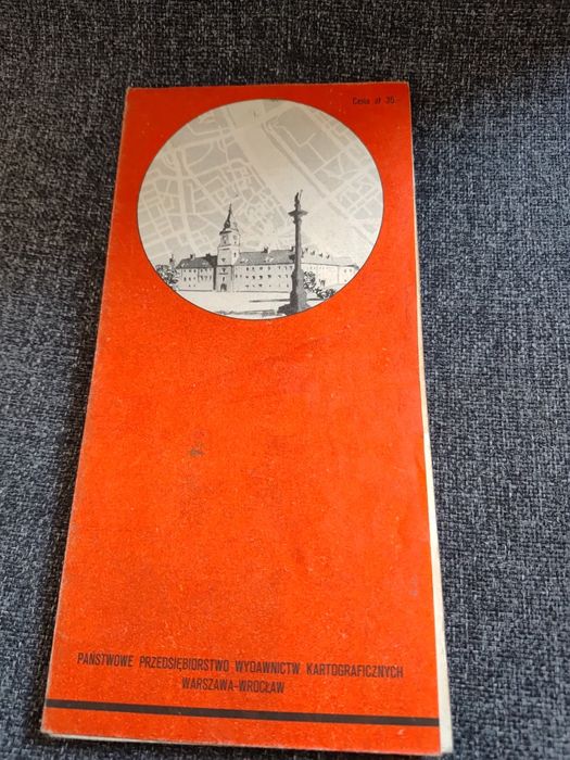 Stara mapa przeglądowa Europy – Polska 1983