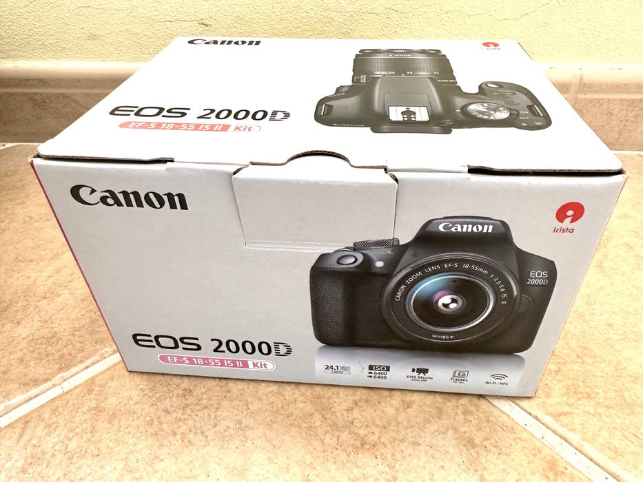 Canon EOS 2000D + Lente 18-55 IS II | Como Nova | Completa