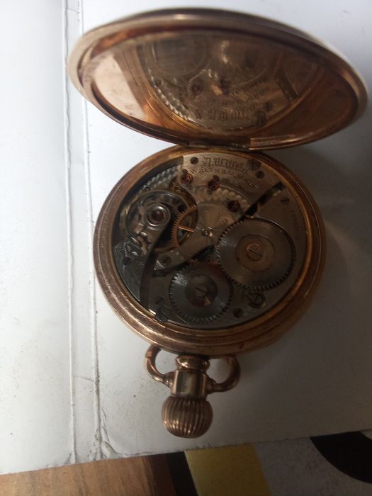 A M.Whaltam relógio bolso ouro!