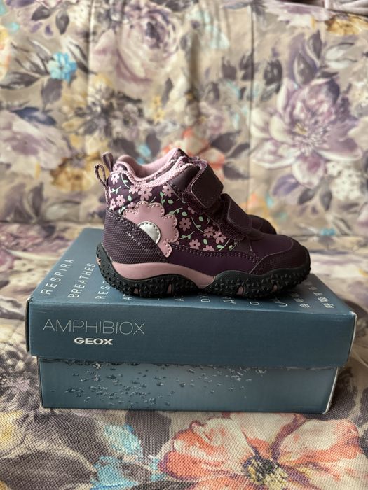 Дитячі ботиночки Geox Amphibiox  us7 eur23  15,4 см устілка!!!