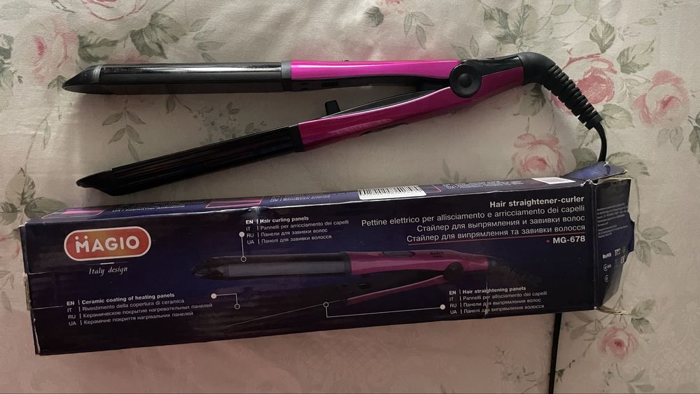 Утюжок для випрямлення та завивки волосся