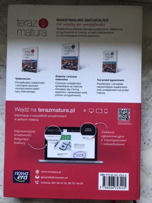 Teraz matura Geografia Vademecum Nowa