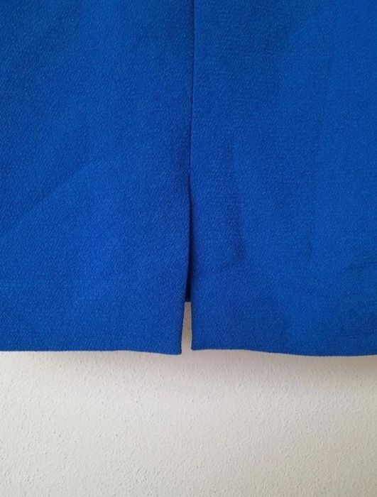 Vestido de cerimónia azul Mango S