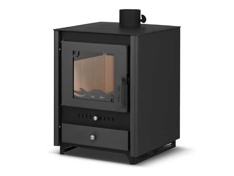 Piec kominek koza wolnostojący nowoczesny TARA 8 kW Outlet II Gat