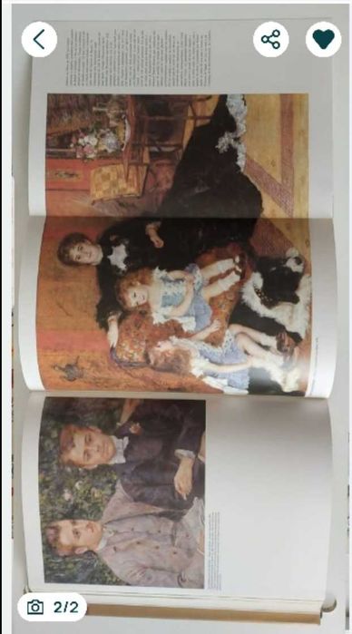 Impressionismo - livro ano de grandes dimensões em papel de arroz encadernado em pele sintética