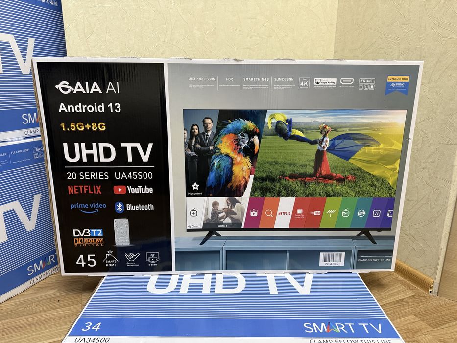 • НОВІ • Телевізор Samsung 42, 45 дюймів SMART TV, T2, Wi-Fi