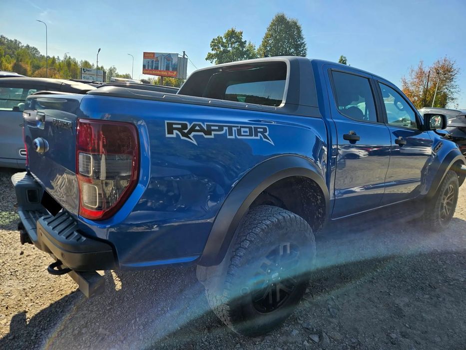 Ford Ranger Raptor RAPTOR  2.0 diesel  4x4  /  Francja / uszkodzony  / poduszki całe