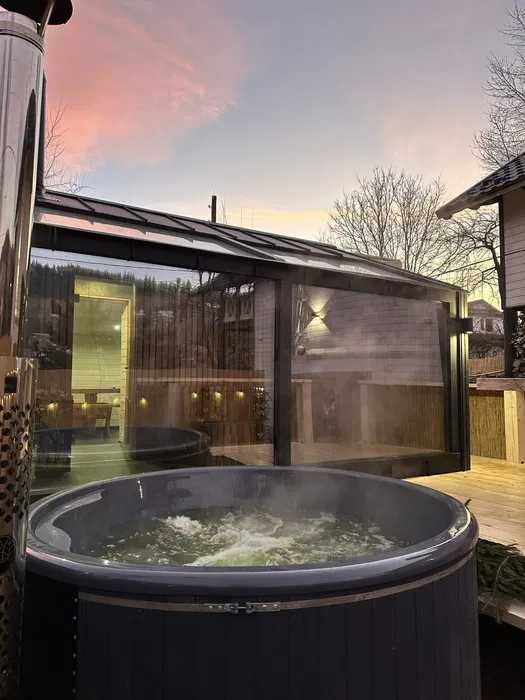 Чан джазузі Спа купель Офуро Сауна Баня Ванна для релакса З ДОСТАВКОЮ