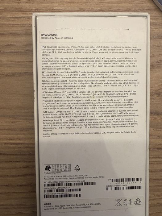 iPhone 15 Pro 1 TB – Wyjątkowa pojemność 1024 GB | Bateria 90% | Odbiór Osobisty!
