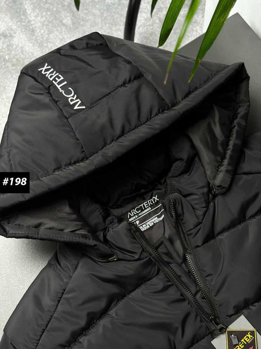 Зимова Куртка ARCTERYX Чорна / Микро Пуховик Артерикс