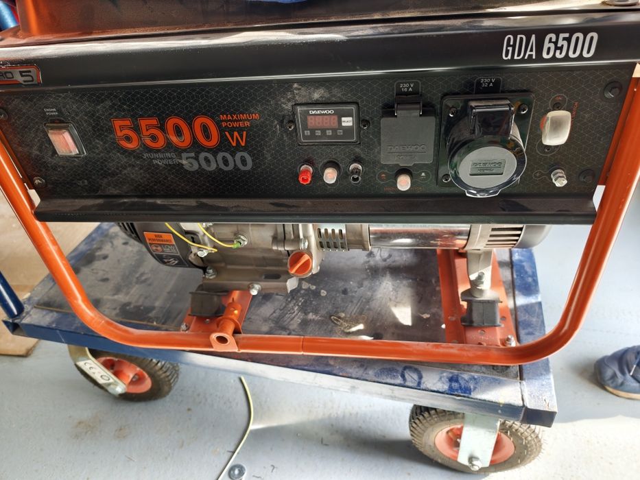 Agregat Daewoo 5,5kW praktycznie nowy