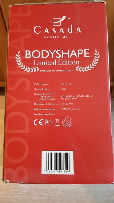 Materac Casada bodyshape 180cm mata grzeje