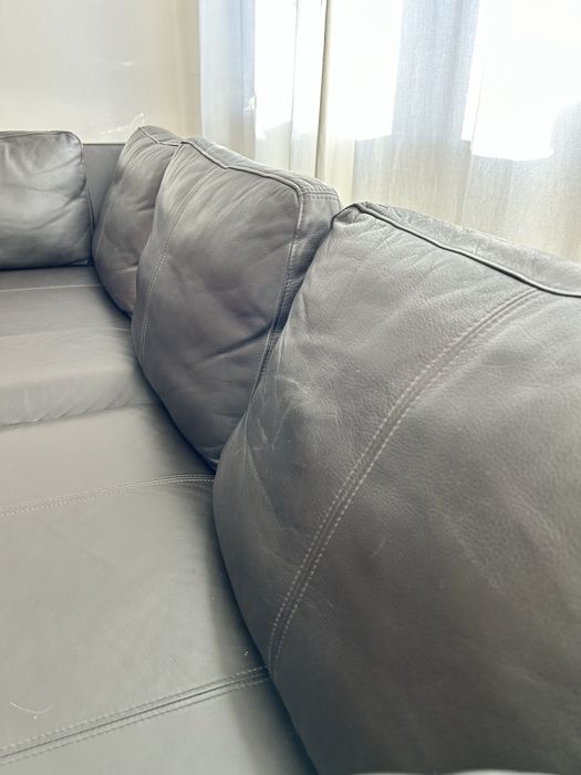 Sofa stockholm ikea skóra naturalna