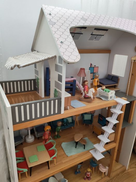 casa bonecas madeira