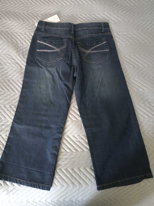 spodnie dżinsowe za kolana damskie, Nowe