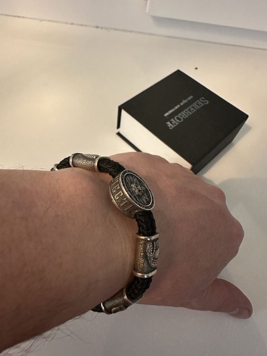 Серебряный браслет " ЛЕВ"