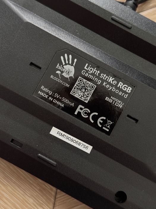 Klawiatura gamingowa mechaniczna A4Tech Bloody B810R RGB