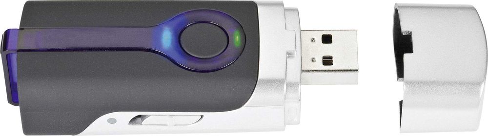 GPS lokalizator Renkforce GT-730, 18 h, czarny, USB