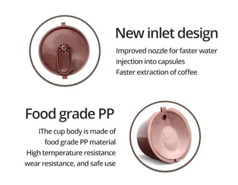 Pack 2 cápsulas reutilizáveis Dolce Gusto 5€