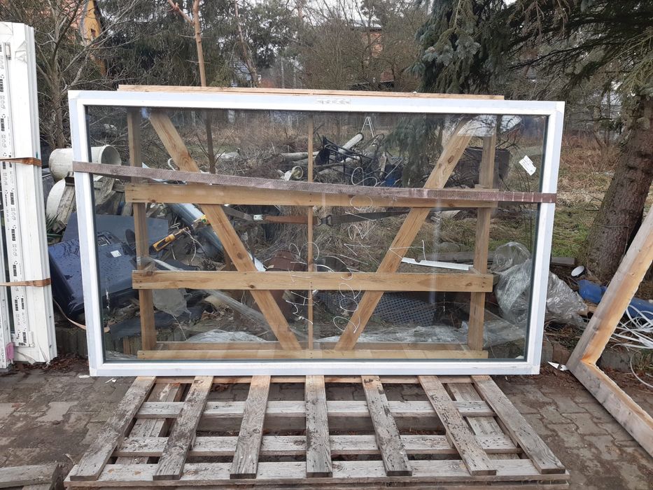 Okno Fix zapraszam 2,5 x 1,5m
