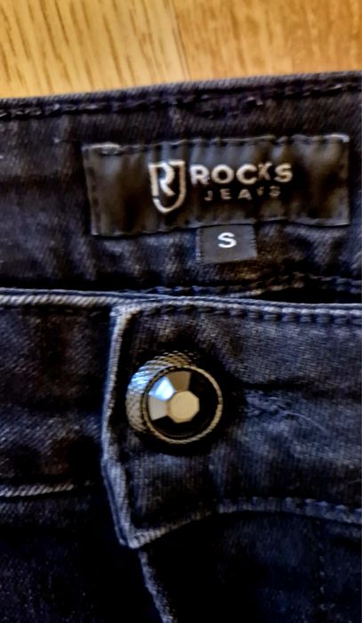 Oryginalne Spodnie czarne Rocks Jeana Demi rozm.S