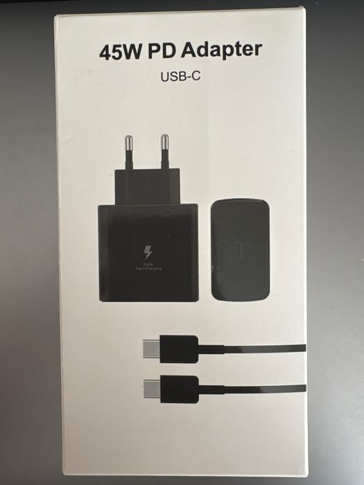 Nowa ładowarka 45w usb-c z kablem do Samsunga