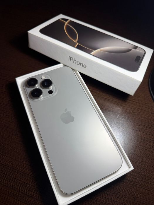 iPhone 16 pro Max 256gb como novo!!