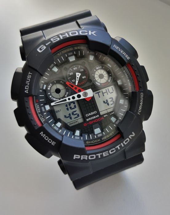 Zegarek męski CASIO G-SHOCK GA-100-1A4ER moduł 5081