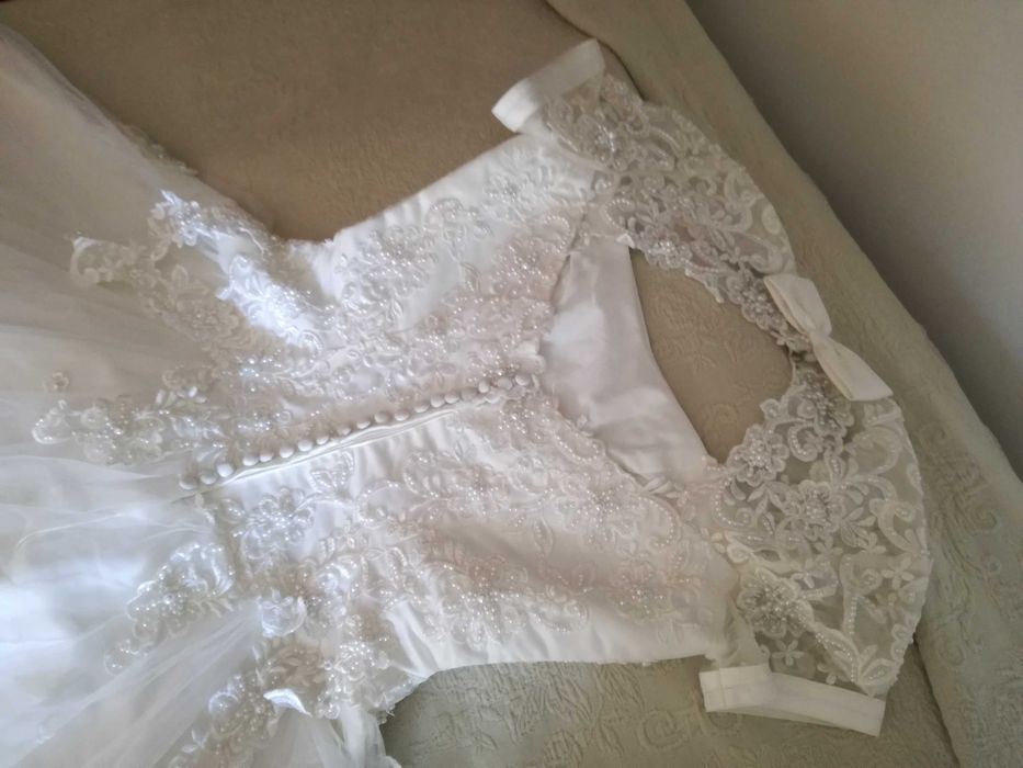 Vestido noiva _veu_Tiara_luvas