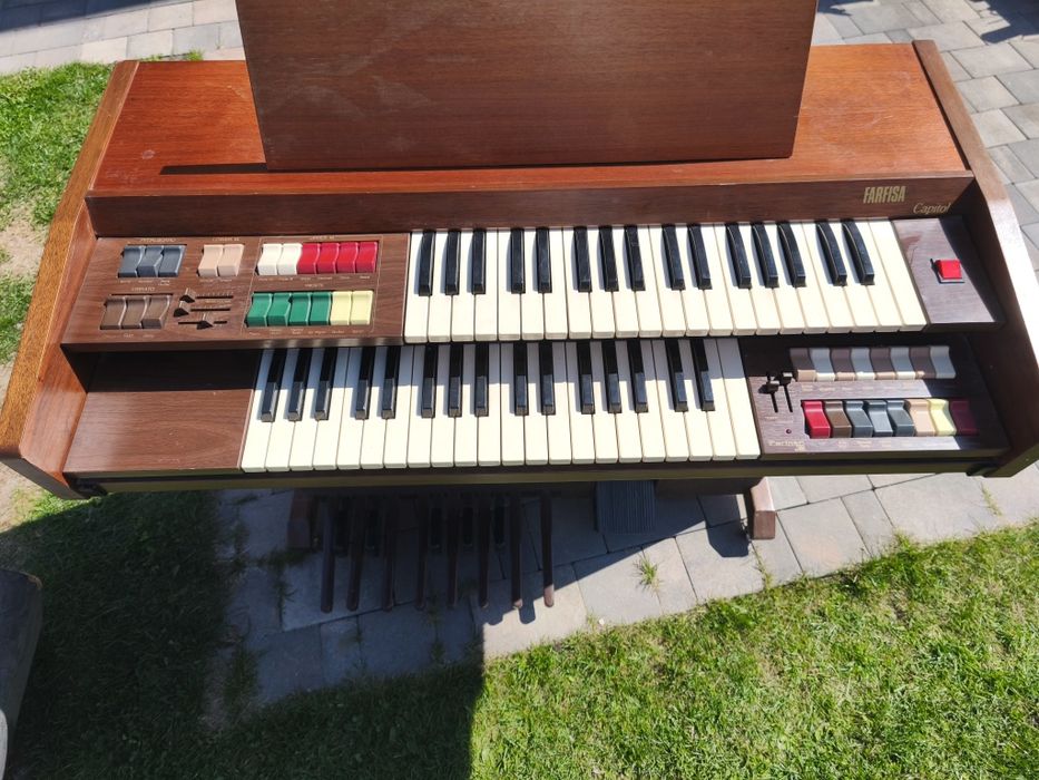 Organy elektryczne Farfisa Capitol + akordeon Odeon