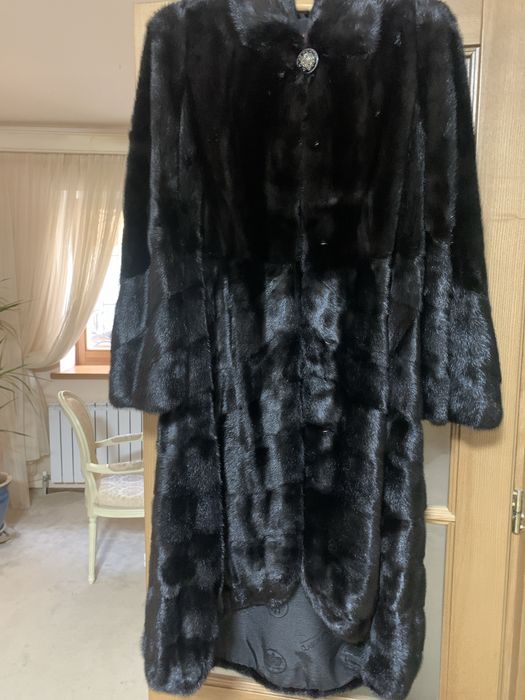 Норковая шуба новая Греция оверсайз 38-40р.
