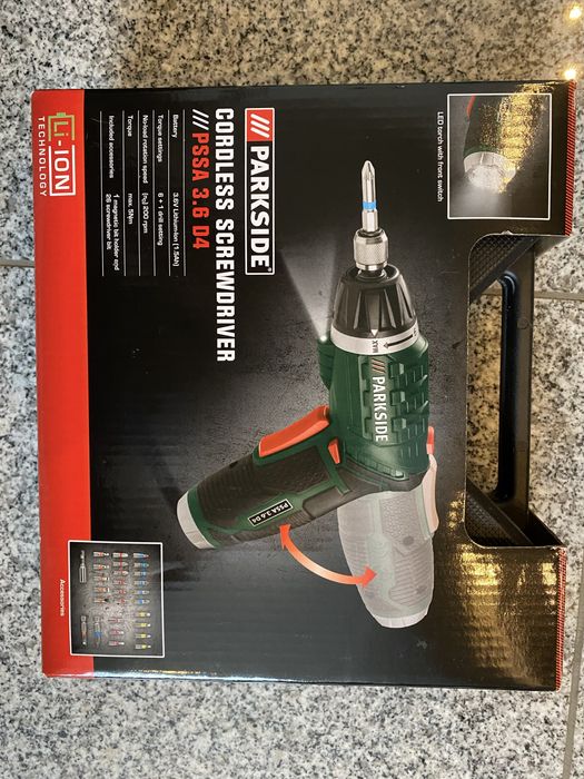 Wkrętak Parkside pssa 3.6 D4 Z Latarką