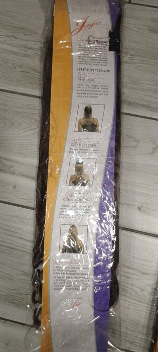 Przedłużki syntetyczne włosy doczepiane na zatrzaski