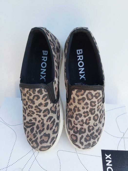 Buty BRONX espadryle panterka temisówki 36
