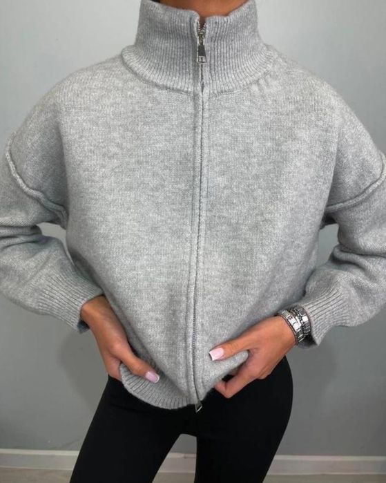 Кардиган   на замку теплий