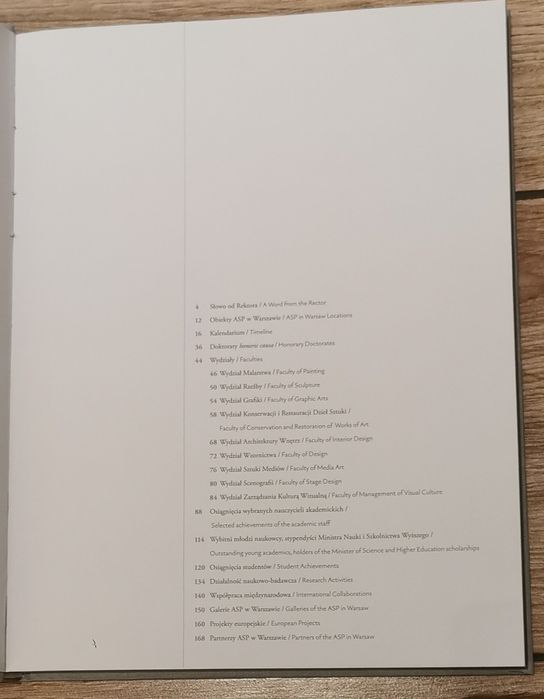 Informator ASP w Warszawiez 2020 r.