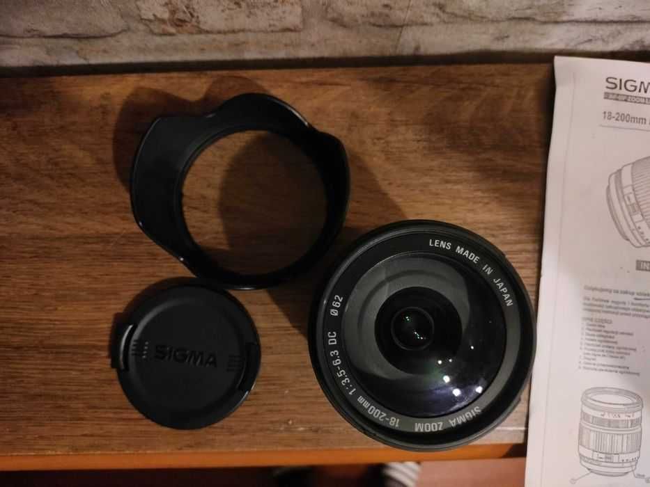 Sprzedam Obiektyw Sigma 18-200mm F3.5-6.3DC