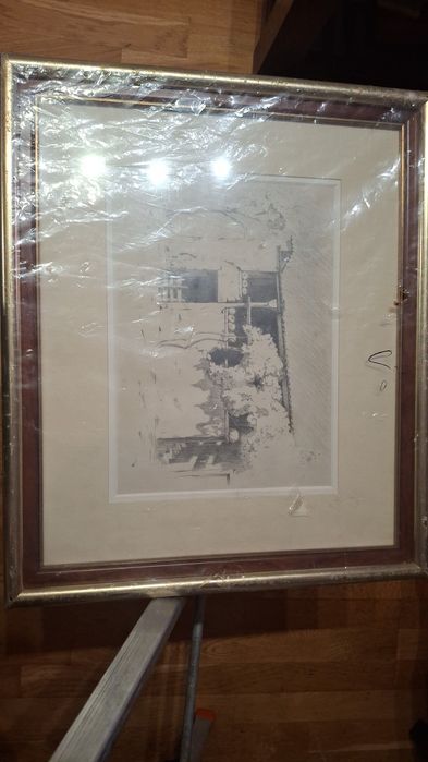 Quadro Alípio Brandão assinado excelente moldura